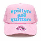 SPITTERS ARE QUITTERS TRUCKER HAT FUNNY MOTHER TRUCKERS