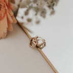 Iris Diamond Hoops - Poppy & Vine