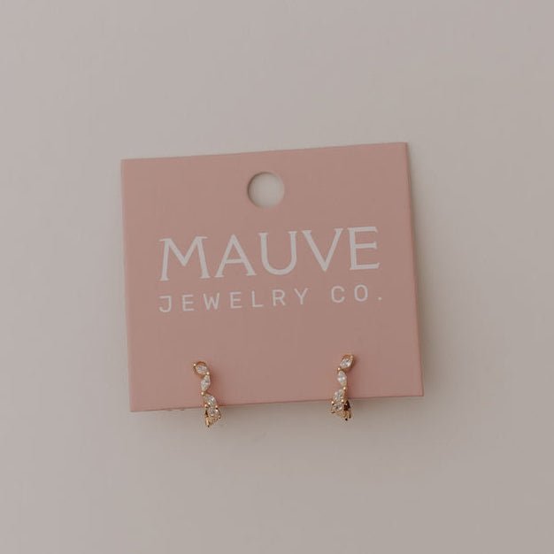 Iris Diamond Hoops - Poppy & Vine