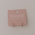 Iris Diamond Hoops - Poppy & Vine