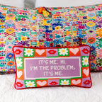 It's Me Needlepoint Pillow - Poppy & Vine