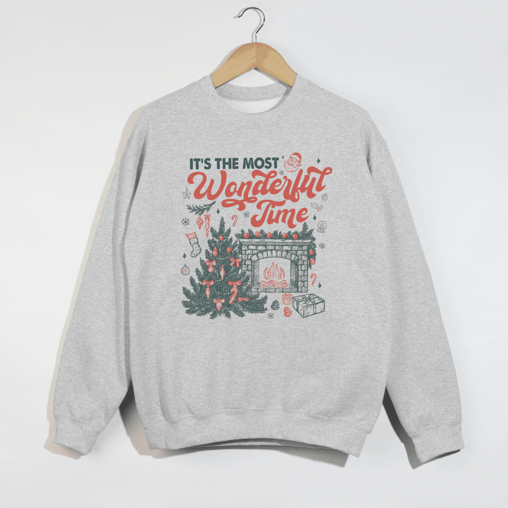 It’s the Most Wonderful Time Christmas Sweatshirt - Poppy & Vine