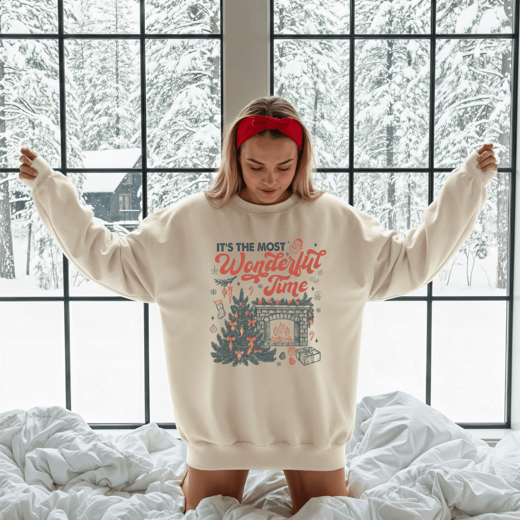 It’s the Most Wonderful Time Christmas Sweatshirt - Poppy & Vine