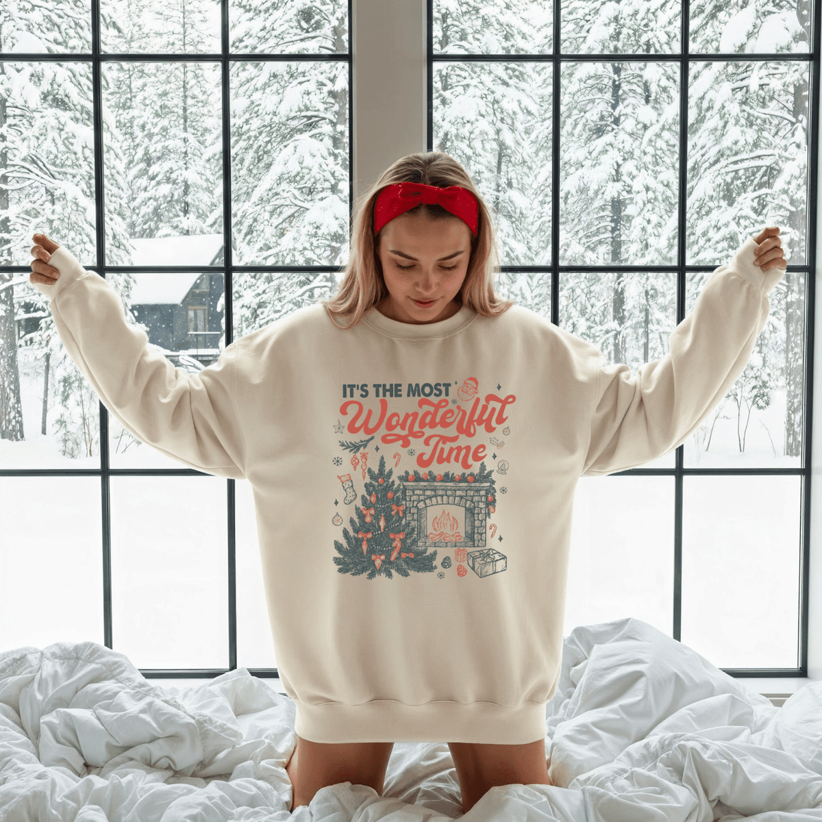 It’s the Most Wonderful Time Christmas Sweatshirt - Poppy & Vine