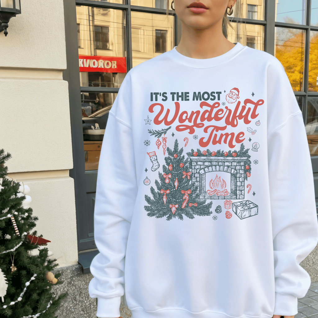 It’s the Most Wonderful Time Christmas Sweatshirt - Poppy & Vine