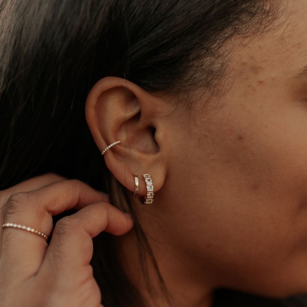 Jane Diamond Ear Cuff - Poppy & Vine