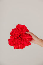 JUMBO SLEEP SILK/SATIN SCRUNCHIES - Poppy & Vine