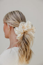 JUMBO SLEEP SILK/SATIN SCRUNCHIES - Poppy & Vine