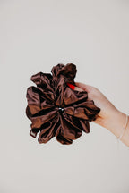 JUMBO SLEEP SILK/SATIN SCRUNCHIES - Poppy & Vine