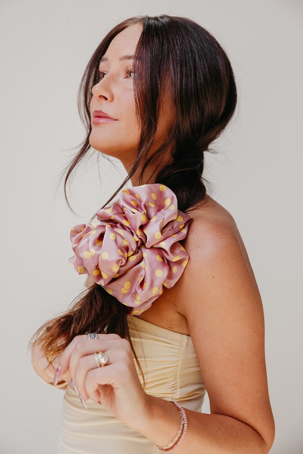 JUMBO SLEEP SILK/SATIN SCRUNCHIES - Poppy & Vine
