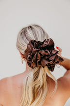 JUMBO SLEEP SILK/SATIN SCRUNCHIES - Poppy & Vine