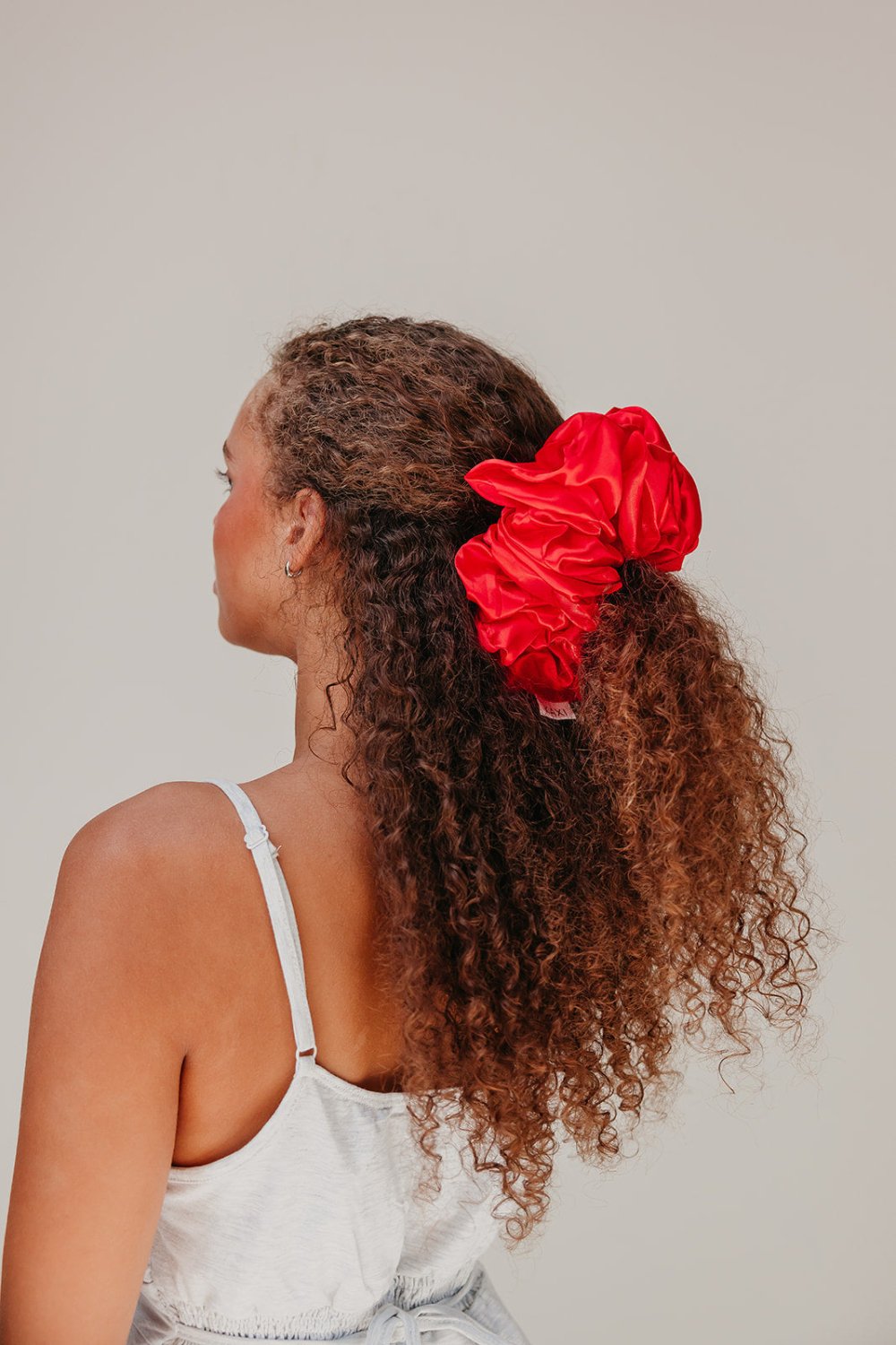 JUMBO SLEEP SILK/SATIN SCRUNCHIES - Poppy & Vine