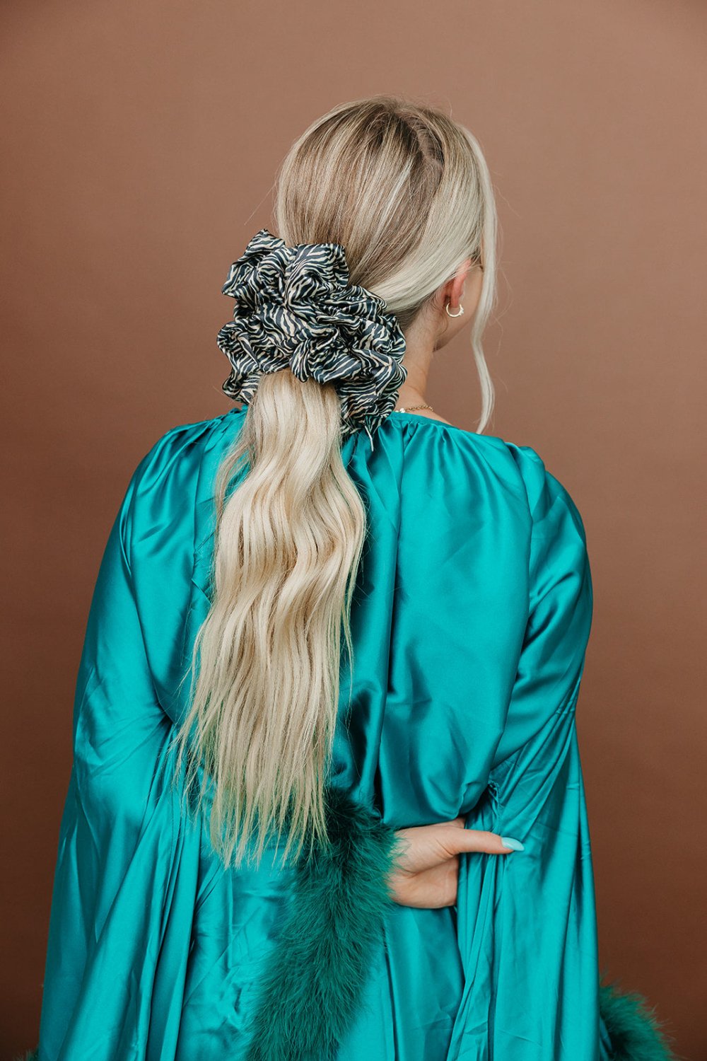 JUMBO SLEEP SILK/SATIN SCRUNCHIES - Poppy & Vine
