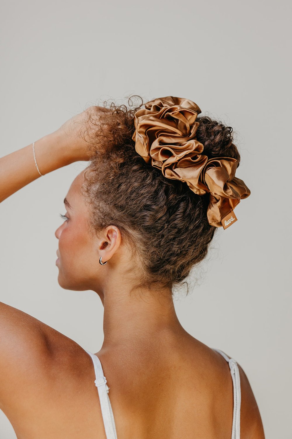JUMBO SLEEP SILK/SATIN SCRUNCHIES - Poppy & Vine