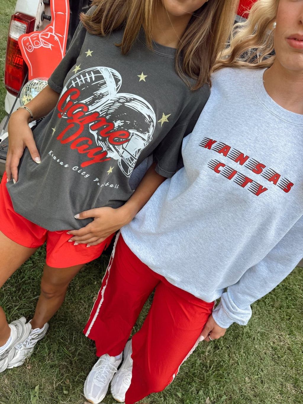 Kansas City Game Day Helmet Tee - Poppy & Vine