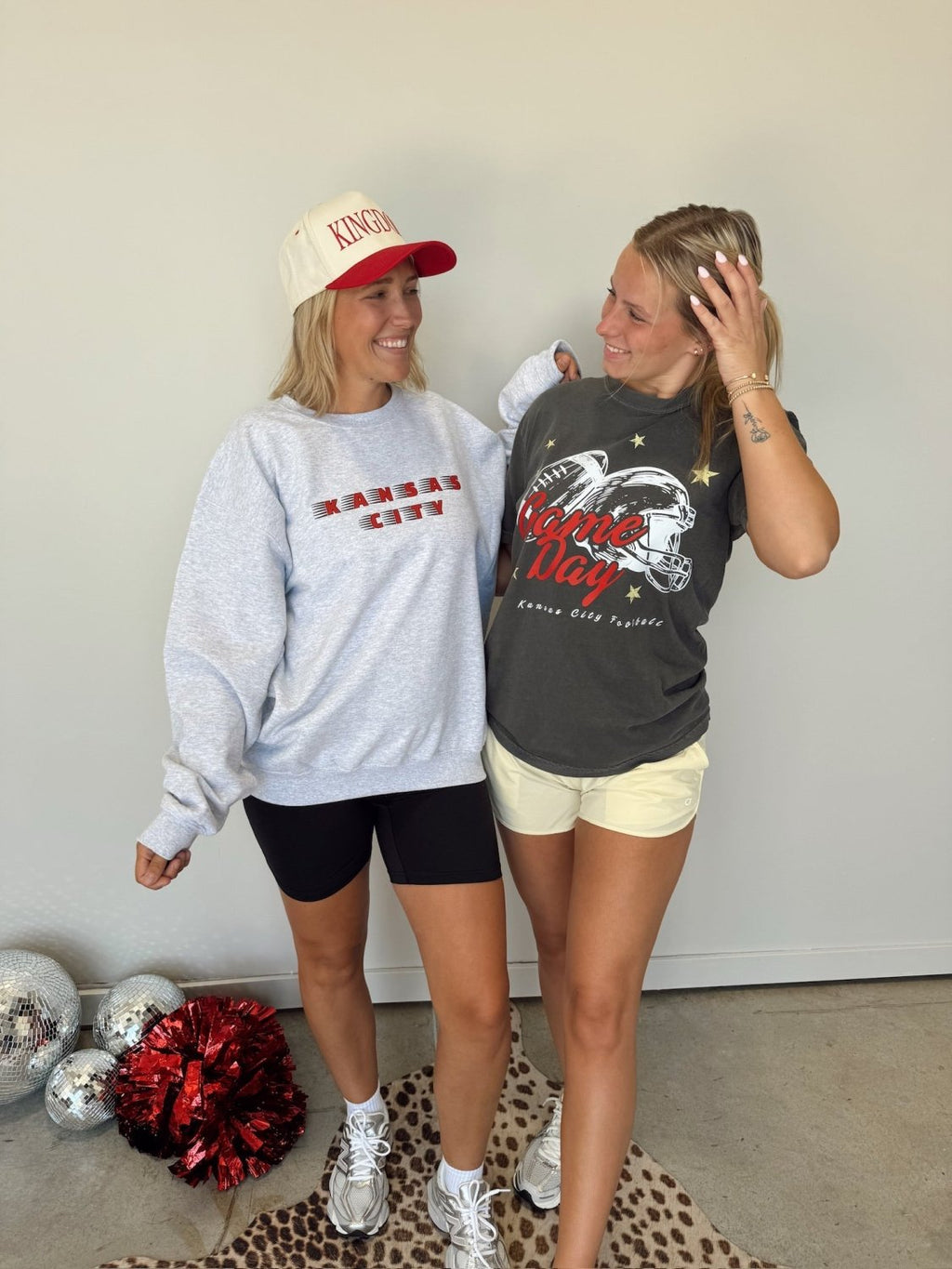 Kansas City Game Day Helmet Tee - Poppy & Vine