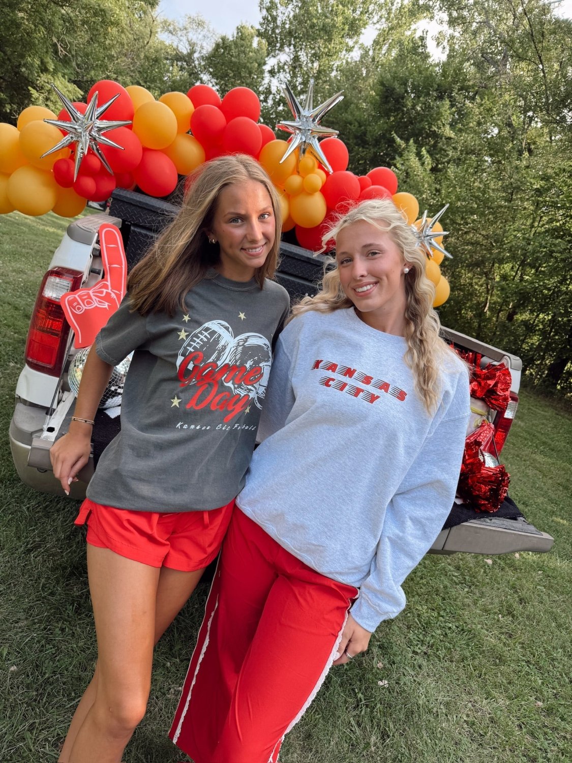 Kansas City Game Day Helmet Tee - Poppy & Vine