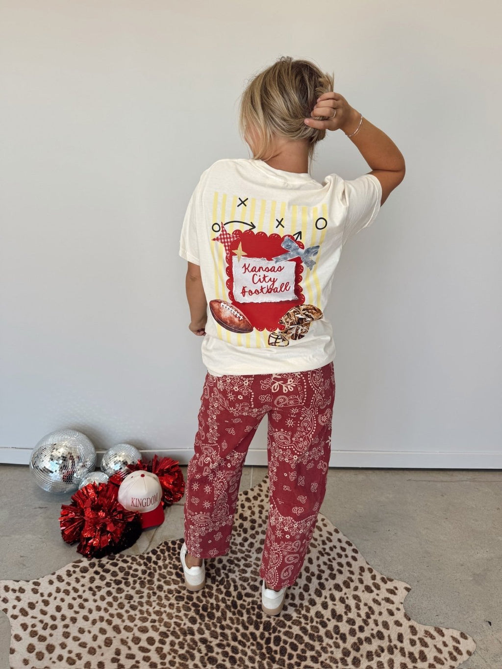 Kansas City Gold Helmet Tee - Poppy & Vine