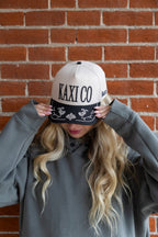 KAXI CO. PAISLEY TRUCKER HAT - Poppy & Vine
