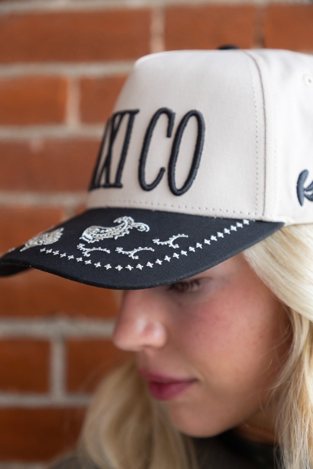 KAXI CO. PAISLEY TRUCKER HAT - Poppy & Vine