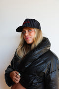 KAXI CO. PIN STRIPED TRUCKER HAT - Poppy & Vine