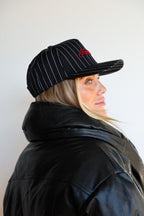 KAXI CO. PIN STRIPED TRUCKER HAT - Poppy & Vine