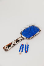 KAXI COW PRINT SCALP TO ENDS BRUSH - Poppy & Vine