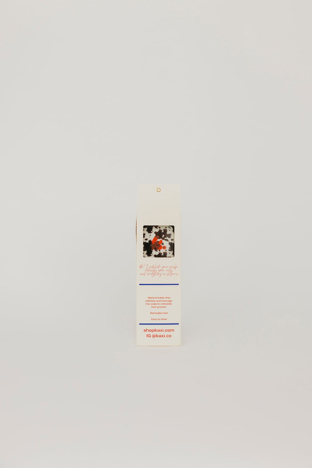 KAXI COW PRINT SCALP TO ENDS BRUSH - Poppy & Vine