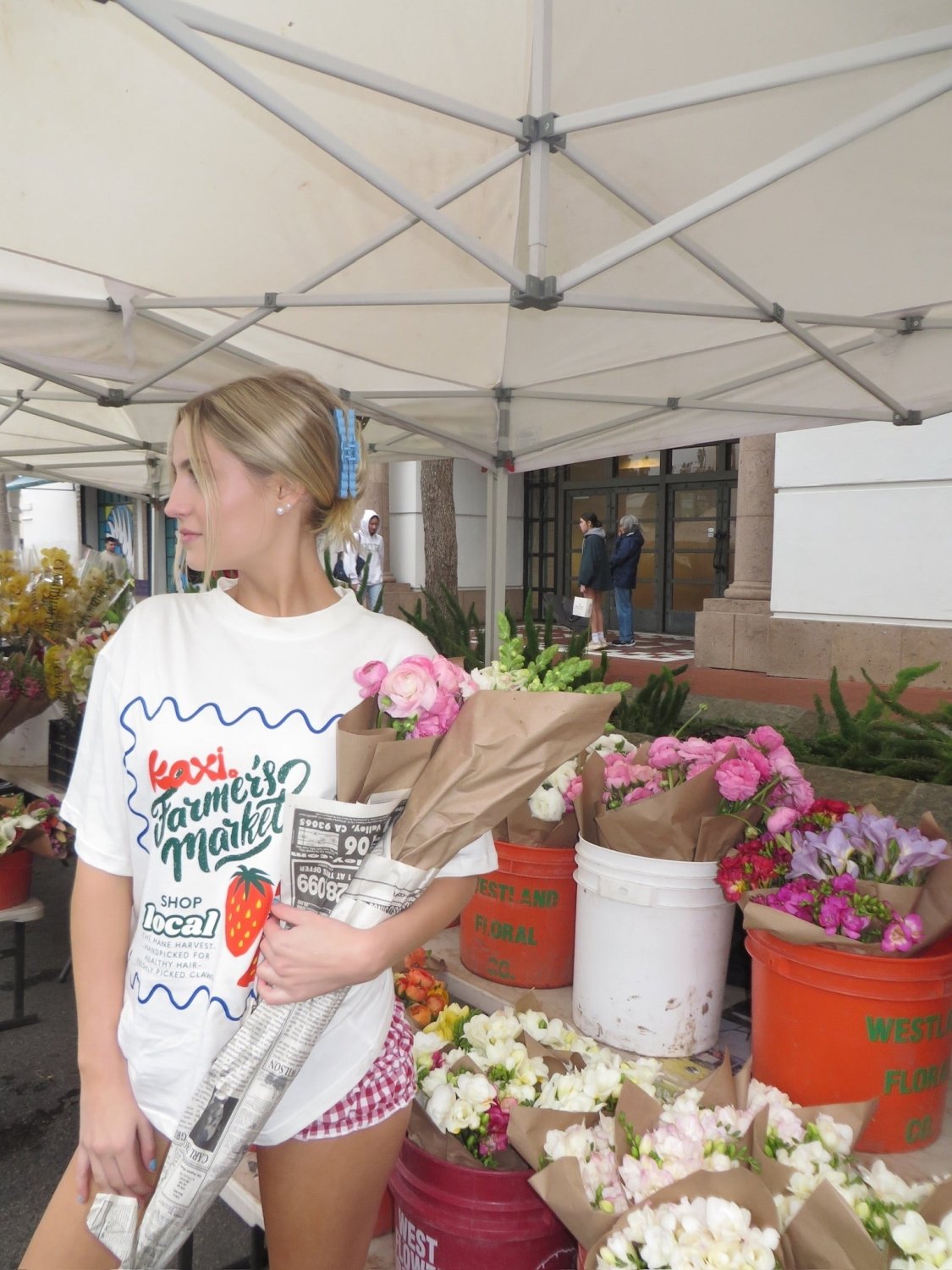KAXI FARMERS MARKET T SHIRT - Poppy & Vine