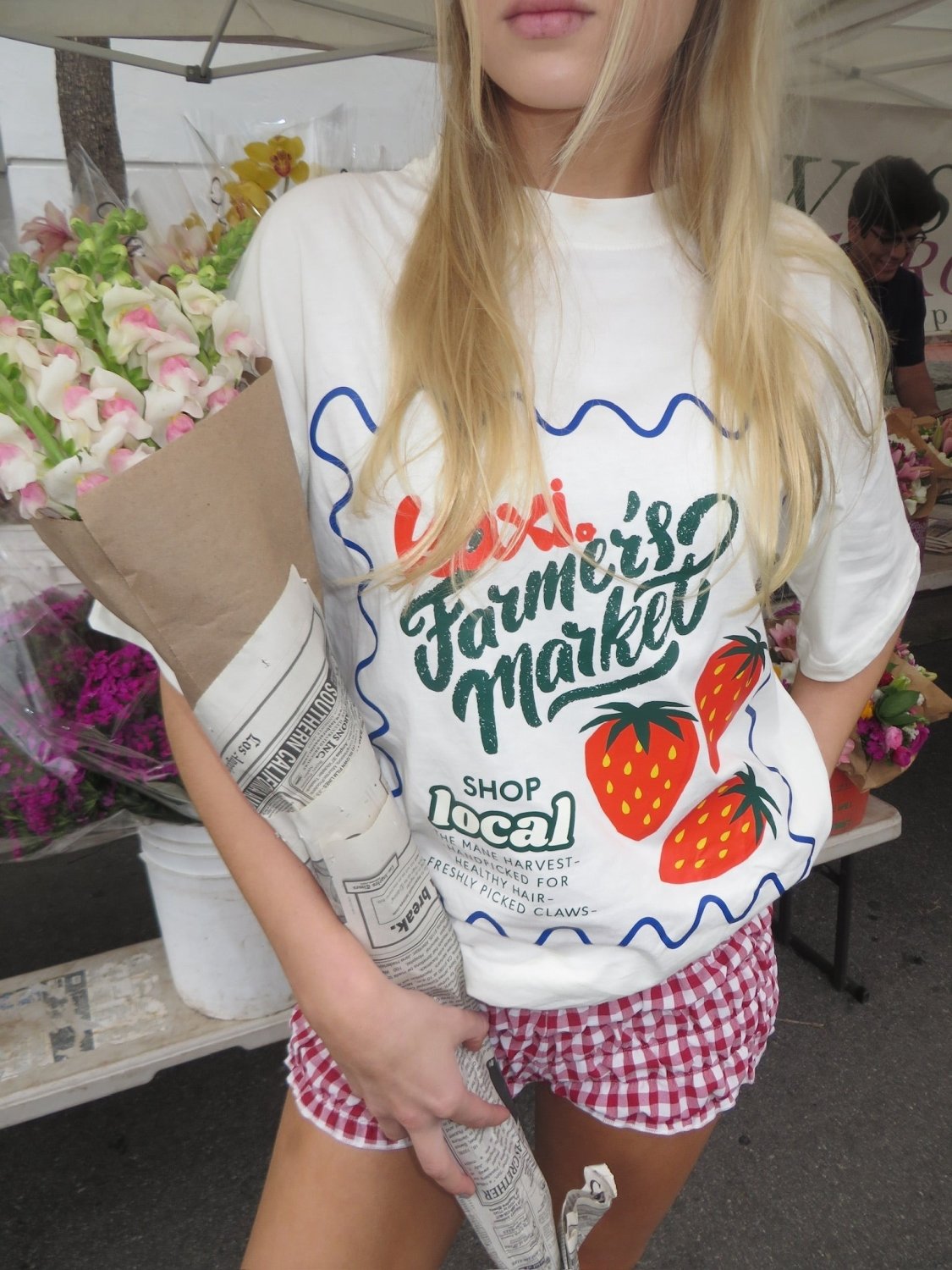 KAXI FARMERS MARKET T SHIRT - Poppy & Vine