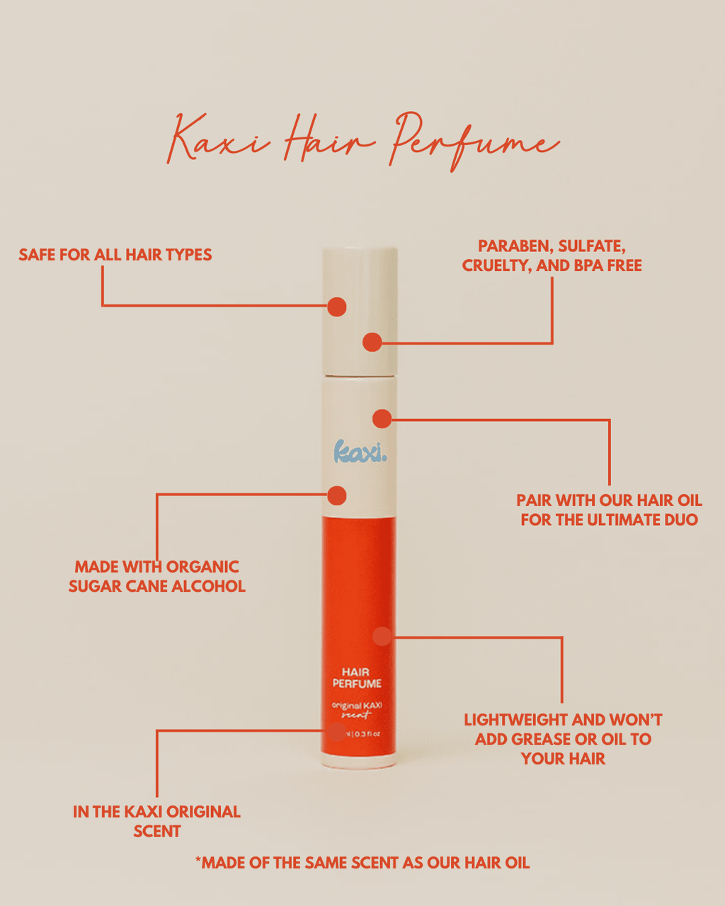 KAXI HAIR PERFUME - Poppy & Vine