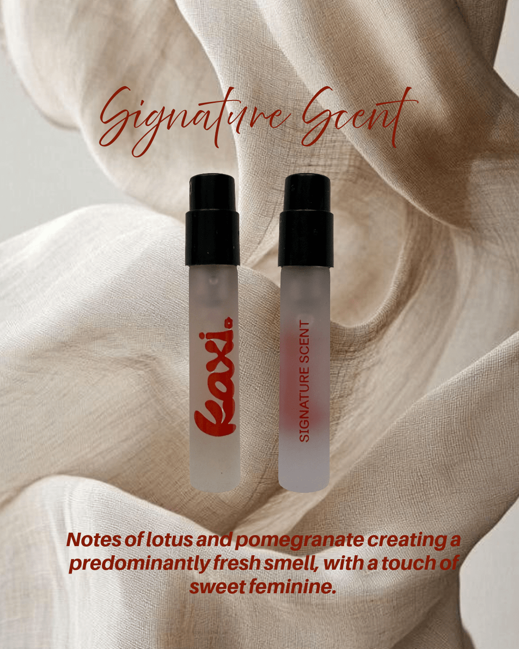KAXI HAIR PERFUME TRAVEL PACK - Poppy & Vine