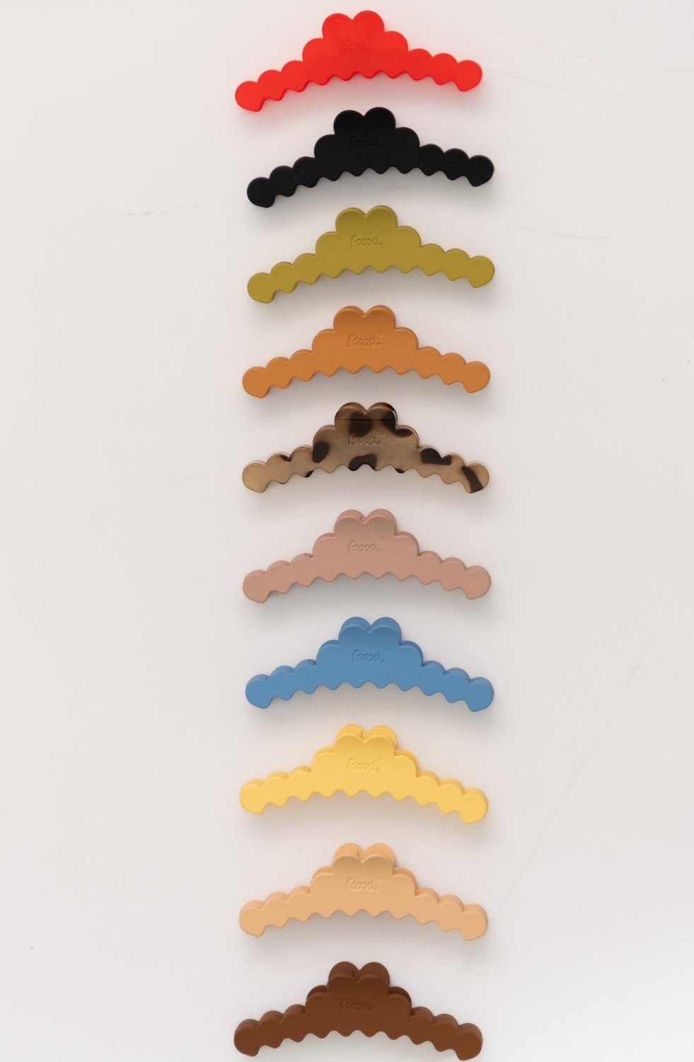 KAXI SCALLOPED MIDI HOLD EVERYTHING CLAW - Poppy & Vine