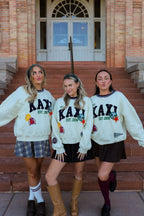 KAXI UNIVERSITY PATCH CREWNECK - Poppy & Vine
