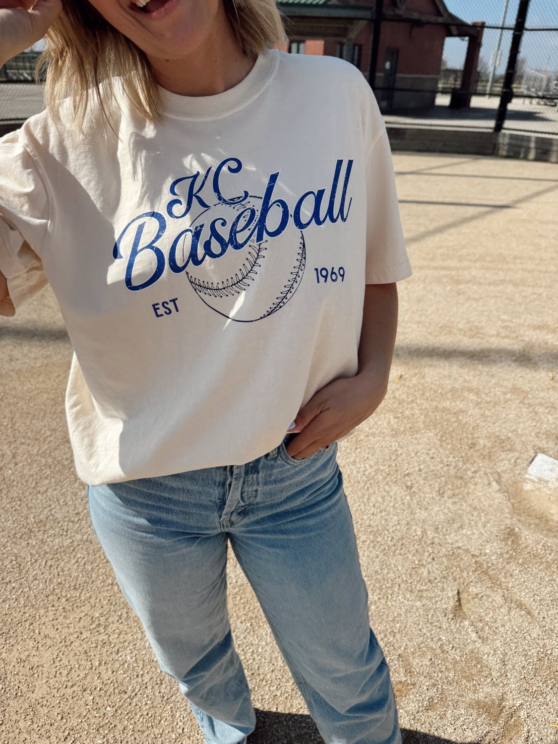 KC Baseball EST. 1969 Tee - Poppy & Vine