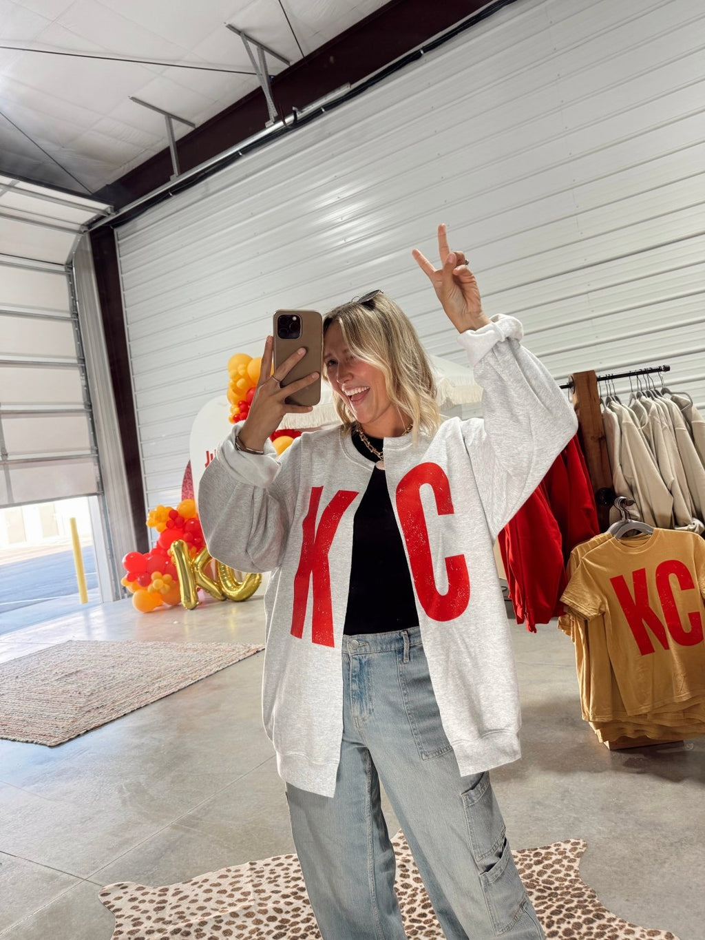 KC Cardigan/Crewneck - Poppy & Vine
