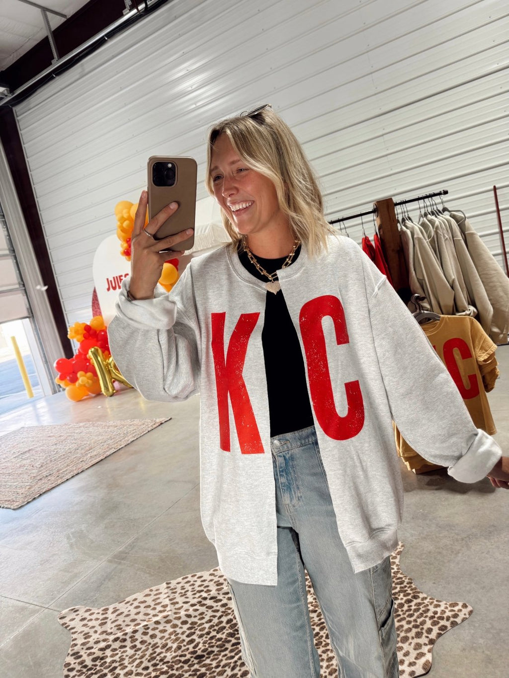 KC Cardigan/Crewneck - Poppy & Vine