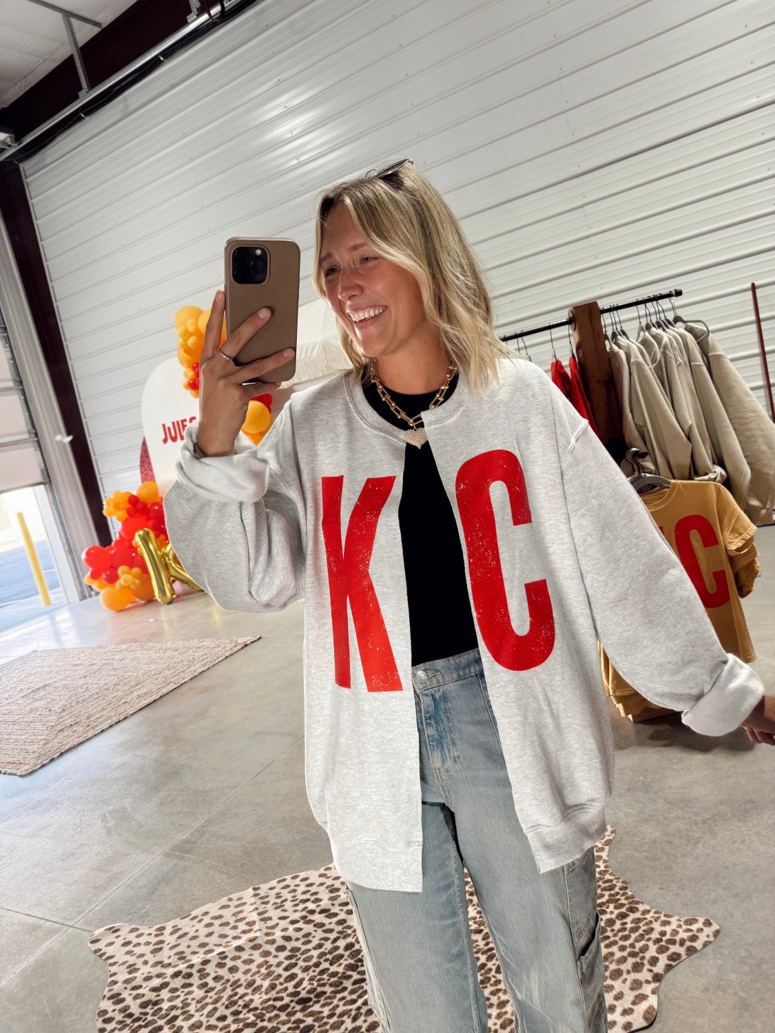 KC Cardigan/Crewneck - Poppy & Vine