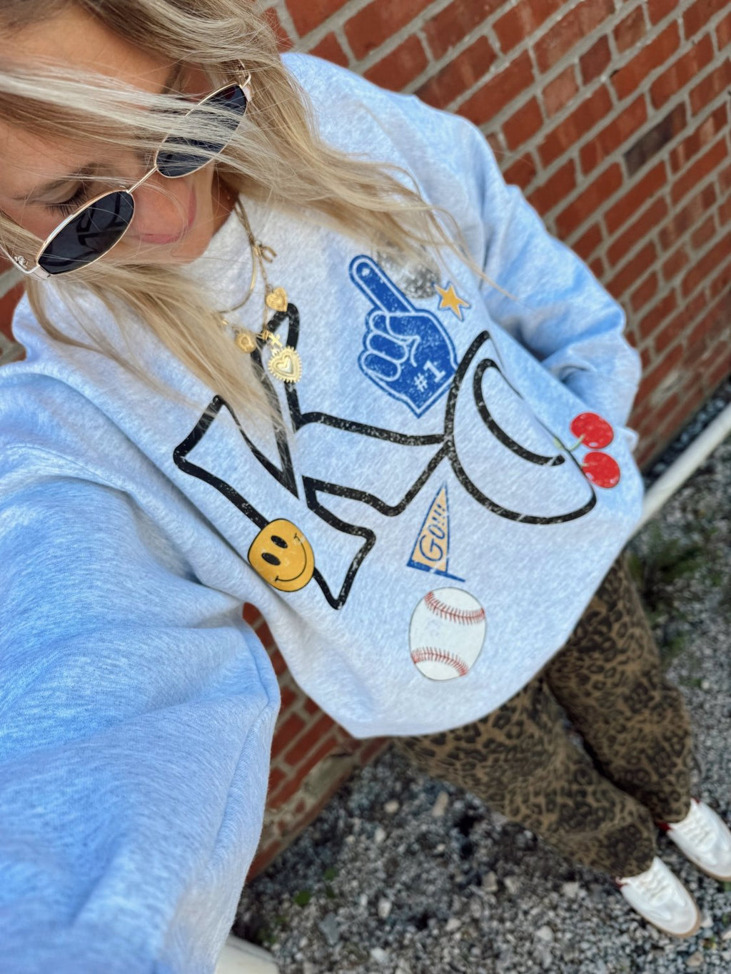 KC Icon Sweatshirt | Blue - Poppy & Vine