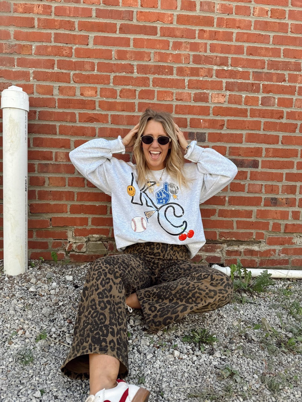 KC Icon Sweatshirt | Blue - Poppy & Vine