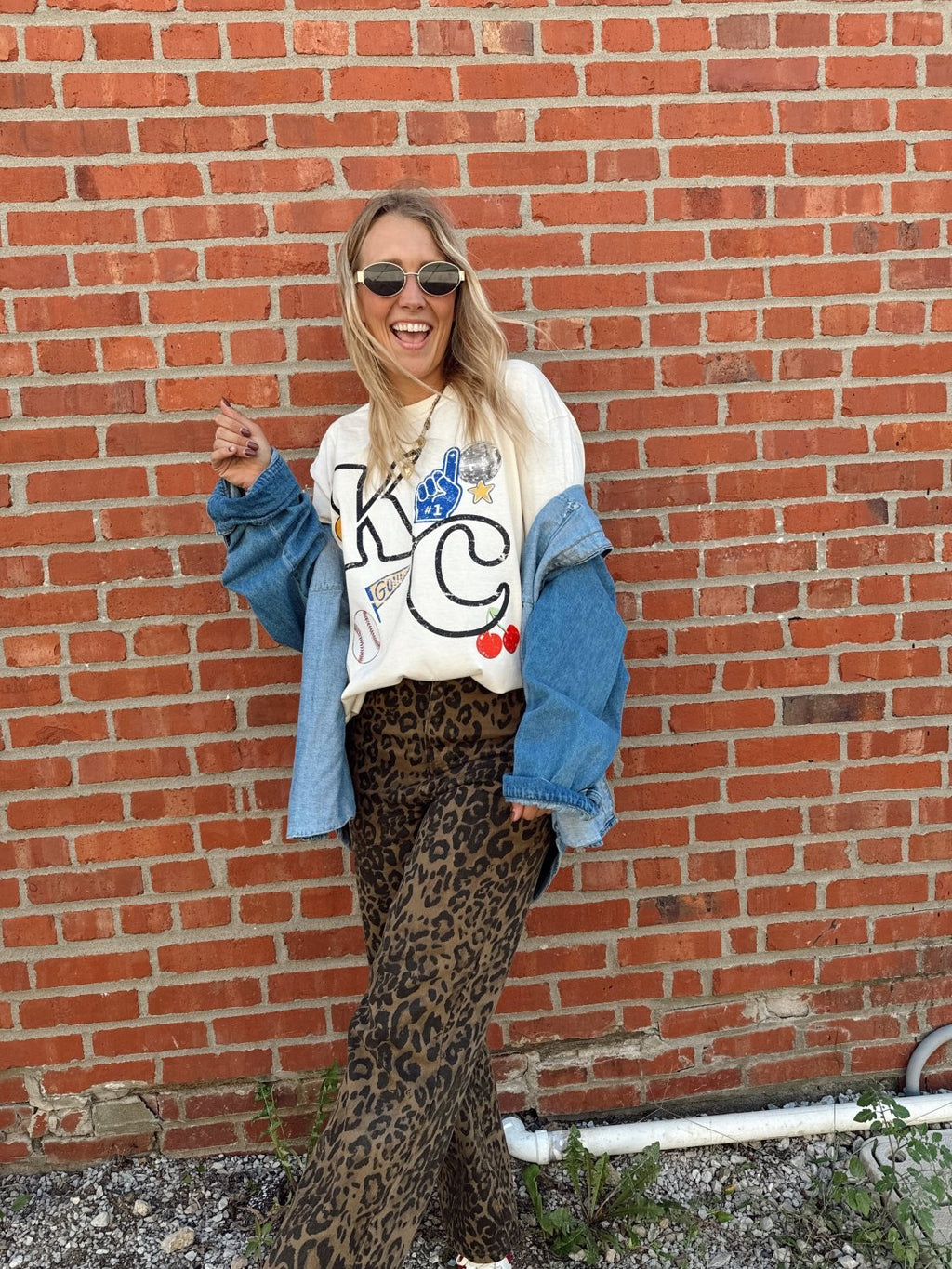 KC Icon T-Shirt | Blue - Poppy & Vine