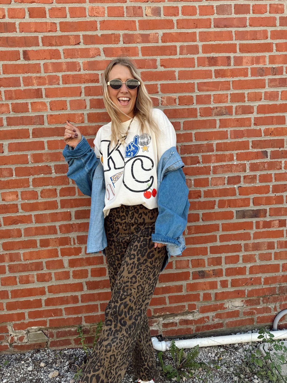 KC Icon T-Shirt | Blue - Poppy & Vine