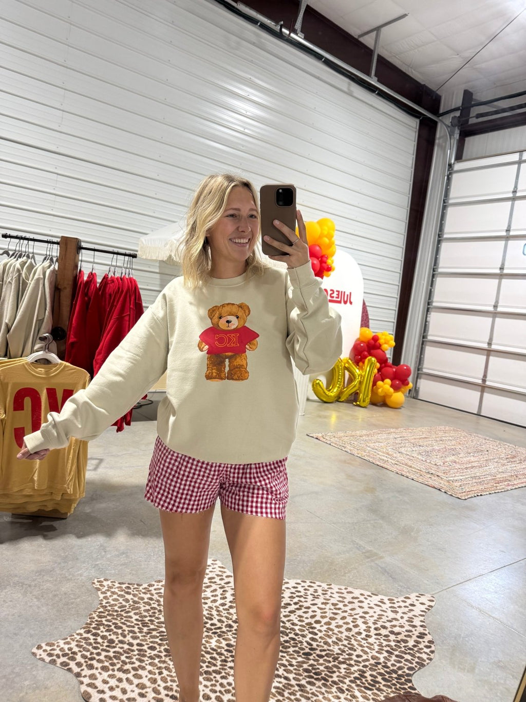 KC Teddy Crewneck - Poppy & Vine