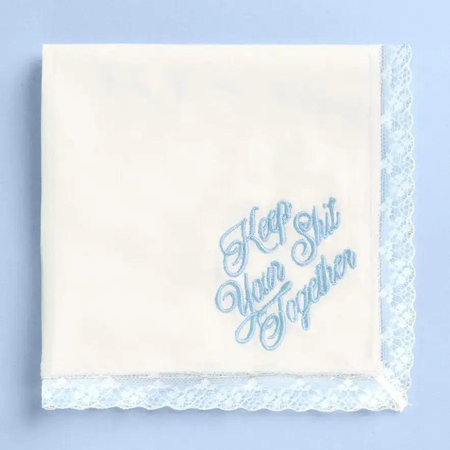 Keep Your Shit Together Handkerchief | wedding, gift, bridal - Poppy & Vine