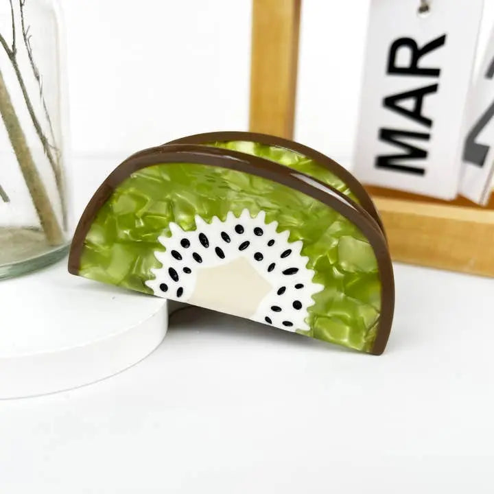 Kiwi Fruit Hair Clip - Poppy & Vine