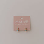Lainey Turquoise Hoops - Poppy & Vine