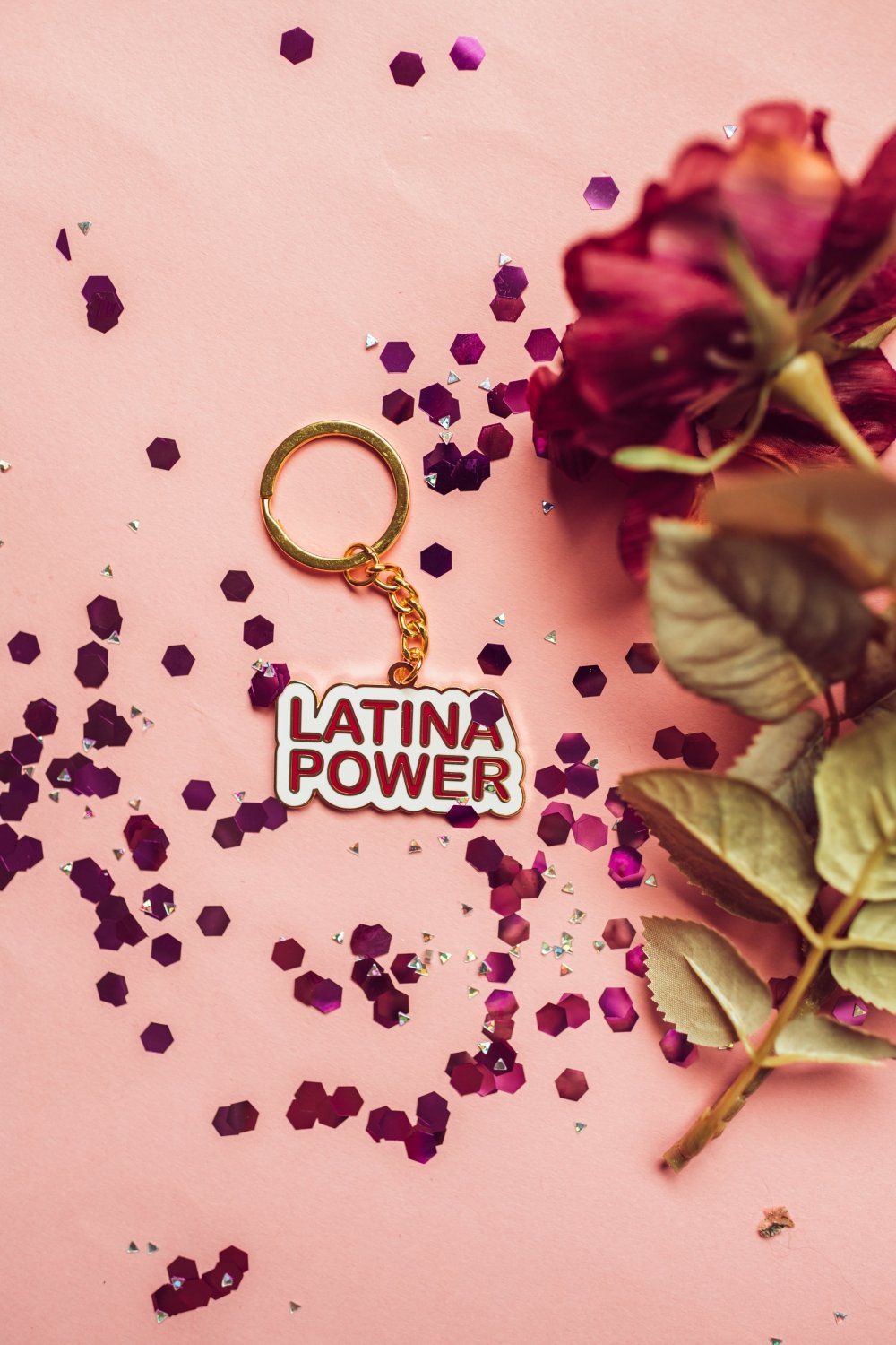 Latina Power Keychain - Poppy & Vine