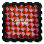 Leave by Nine Large Lacquer Tray - Poppy & Vine