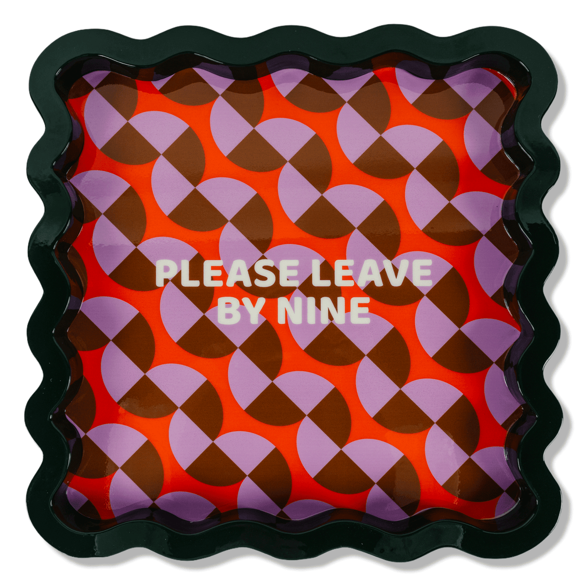 Leave by Nine Large Lacquer Tray - Poppy & Vine