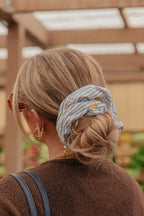 LEMON CHARM OVERSIZED SCRUNCHIE - Poppy & Vine